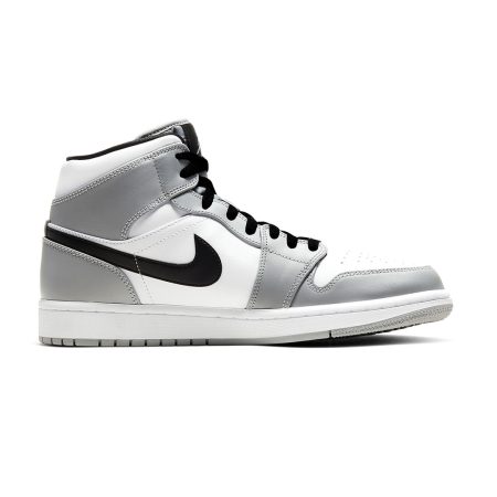 کفش بسکتبال نایک جردن مردانه مدل Nike Air Jordan 1 Mid رنگ طوسی